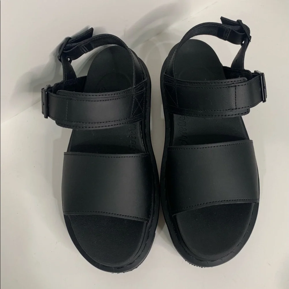 VOSS WOMEN'S LEATHER STRAP SANDALS - Picture 4 of 10